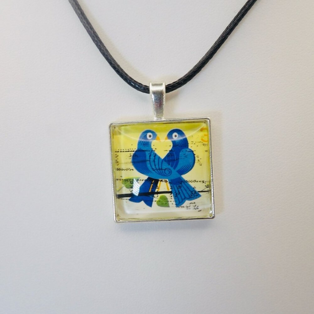 Handmade Original Stamp Pendant Necklace